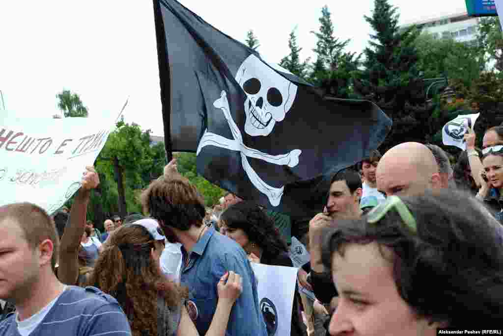 Makedonija - Protesti u Skopju, 25.06.2011. Foto: RSE / Aleksandar Peshev