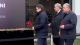 Azerbaijanis, Airline Boss Mourn Plane Crash Victims video grab 2