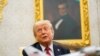 Президент США Дональд Трамп під час зустрічі з генеральним секретарем НАТО Марком Рютте, де заявив, що планує надати Україні зброю на «мільярди доларів», яку закупить Альянс. Білий дім, Вашингтон, США, 14 липня 2025 року