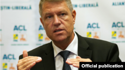 Candidatul prezidențial Klaus Iohannis