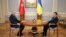 На 3 февруари в Киев се срещнаха президентът на Украйна Владимир Зеленски и турският президент Реджеп Тайип Ердоган (в ляво). 