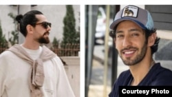 پیوند نعیمی (راست) و برنا نعیمی