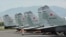 Armenia - Russian MiG-29 fighter jets at Erebuni airfield in Yerevan, 11Jun2014.