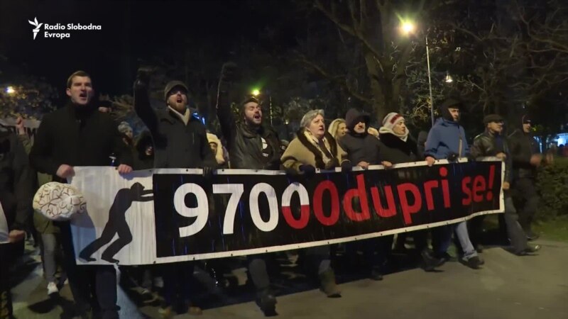 Novi zahtjev demonstranata u Podgorici: Ostavke uprave RTCG-a