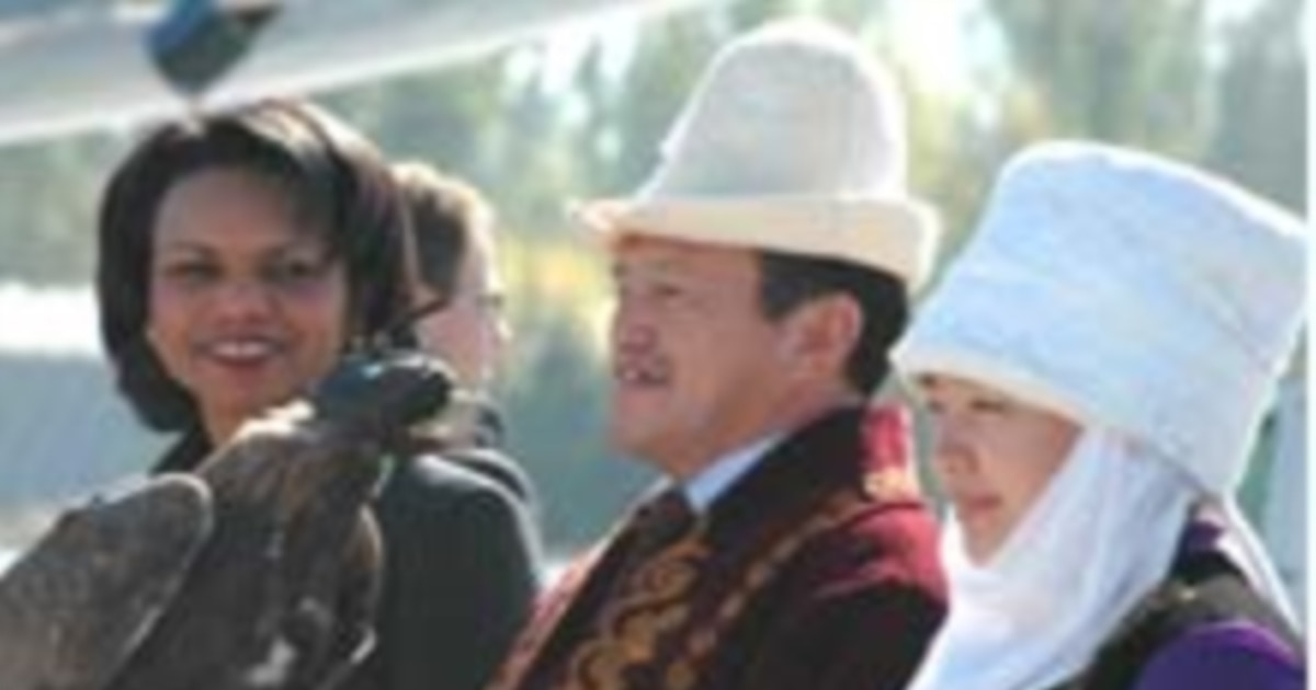 U.S.: Secretary Of State Rice Begins Central Asian Tour