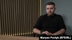 Юрій Жуковець під час інтерв'ю Радіо Свобода