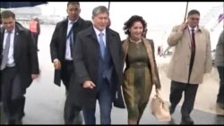 Президент Атамбаев прибыл во Францию