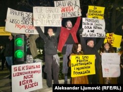 Protesti nakon seksualnog uznemiravanja Sare, decembar 2024.