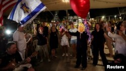 İsraillə HƏMAS arasında razılaşmanın elan edilməsindən sonra Təl-Əviv sakinləri