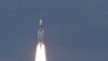 Foto nga nisja e raketës nga India për në polin jugor të Hënës, 14 korrik 2023.