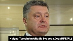 Ukrainanyň prezidenti Petro Poroşenko, 15-nji iýul, 2015. 