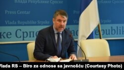 Ministar zdravlja i socijalne zaštite Republike Srpske (RS) Alen Šeranić 