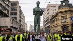 Ilustrativna fotografija, studenti Republičkoj izbornoj komisiji u Beogradu predaju potpise za svoju listu za učešće na parlamentarnim izborima, 15. septembar 2026.