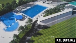 Projekti i vitit 2022 (majtas) dhe gjendja e tij në terren, më 2024 (djathtas).