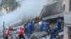 Наслідки російського удару в Києві, 14 травня 2026 року. Тривають рятувальні роботи з пошуку людей під завалами
