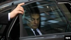 Венгрия премьер-министрі Виктор Орбан. Брюссель, 2 наурыз 2013 жыл.