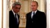 Russia -- President Vladimir Putin (R) and his Armenian counterpart Serzh Sarkisian meet in Novo-Ogaryovo, September 3, 2013