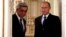 Russia -- President Vladimir Putin (R) and his Armenian counterpart Serzh Sarkisian meet in Novo-Ogaryovo, September 3, 2013