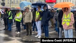 Odavanje pošte stradalima u Novom Sadu u blizini tehničkih fakulteta u Beogradu, 17. mart 2025. 