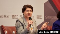 Ministra de finanțe Natalia Gavriliță, Chisinau, 7 noiembbrie 2019