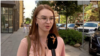 Moldova: A Ukrainian woman takes part in a vox pop