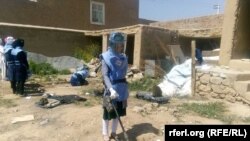 برای اولین بار یک دوره آموزشی ماین پاکی برای زنان در بامیان برگزار شد  