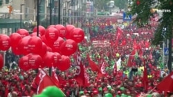 60 тисяч протестувальників вийшли на вулиці Брюсселя (відео)