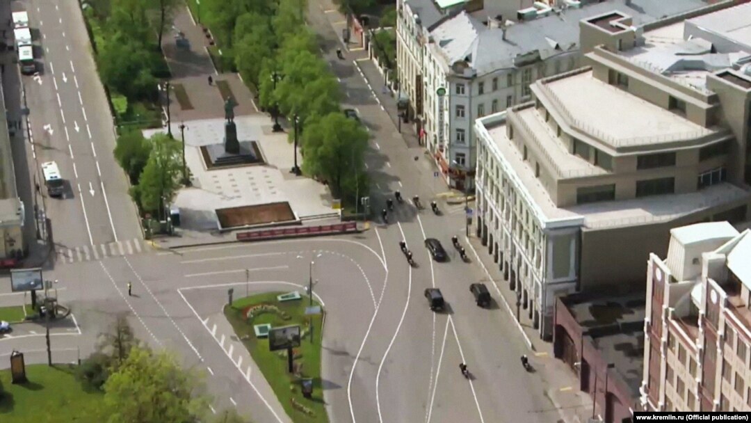 Кортеж Владимира Путина во время инаугурации, 2012 год