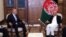 FILE: Afghan President Ashraf Ghani meeting Zalmay Khalilzad, U.S. special representative for Afghanistan reconciliation in Kabul.