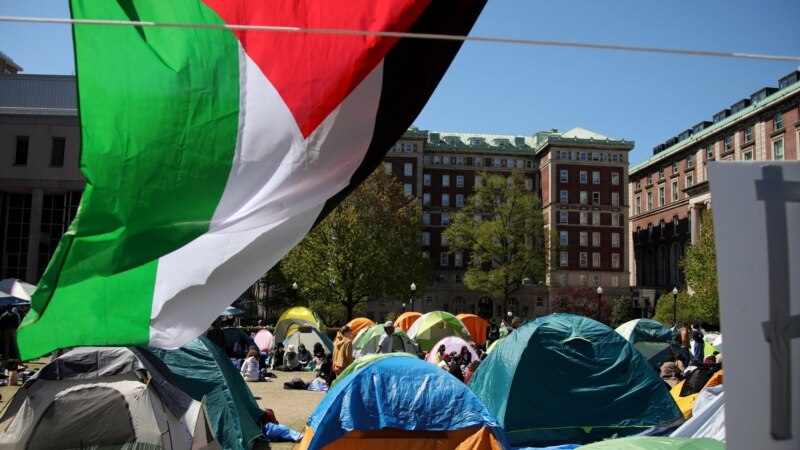 نزدیک به ۲۰۰ تن از محصلین معترض طرفدار فلسطین  در سه پوهنتون امریکا بازداشت شدند