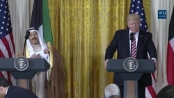 U.S President Trump Holds A Press Conference with Kuwaiti Emir Amir al-Sabah