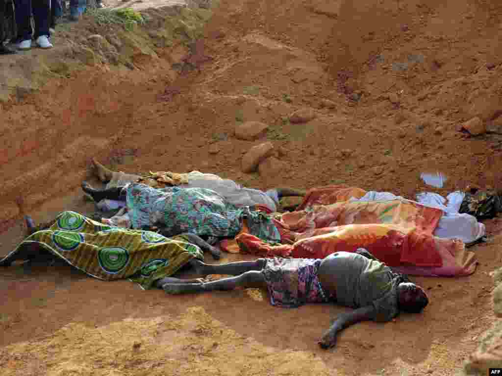 Ахвяры міжрэлігійных сутычак у Нігерыі.