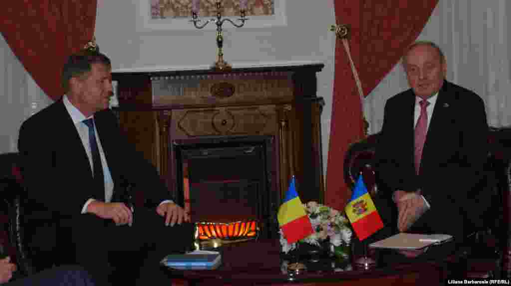 La întîlnirea cu omologul său Nicolae Timofti