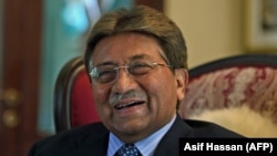 Pakistani former military ruler General Pervez Musharraf pictured at an interview with AFP in Karachi in 2014.