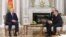 Рене Фазель (крайний справа) на встрече с Александром Лукашенко, Минск, 11 января 2021 года