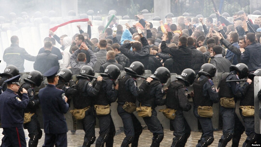 Ukrainian riot police (file photo)