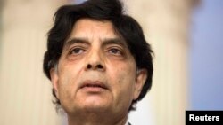چودری نثار علی خان وزیر امور داخلهء پاکستان