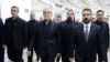 Iranski predsednik Masud Pezeškijan (u sredini, arhivska fotografija)