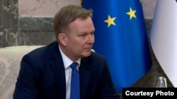 Peter Sorensen, specijalni predstavnik EU za dijalog Beograda i Prištine, mart 2025. 