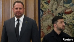 Andriy Yermak və Volodimir Zelenski