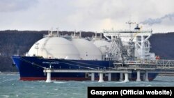 რუსული თხევადი გაზით (LPG) დატვირთული ტანკერი