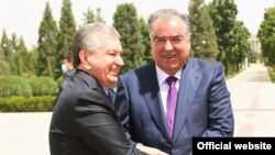 Шавкат Мирзияев и президент Таджикистана Эмомали Рахмон 