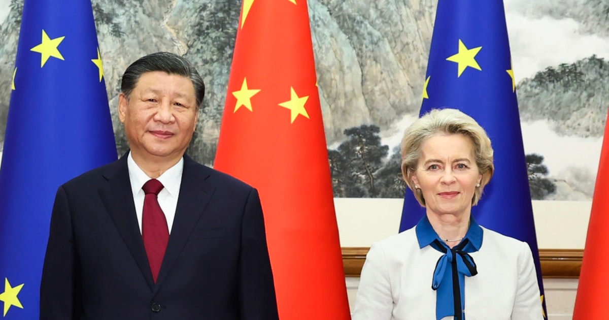 Tensions High As EU Leaders Head To China For Pivotal Summit