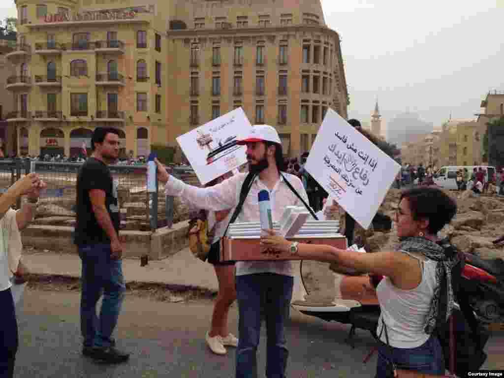 Lebanon-demonstration in Beirut,9th of September 2015