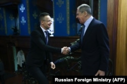Szijjártó Péter és Szergej Lavrov találkozója 2021 januárjában