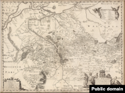 Генеральна карта України Гійома Левассера де Боплана 1660 року. Ця карта додавалась до книги «Опис України», виданої у Франції. Ця мапа, зроблена невідомим французьким гравером, явно поступалась в якості карті 1648 року гравера Вільгельма Гондіуса