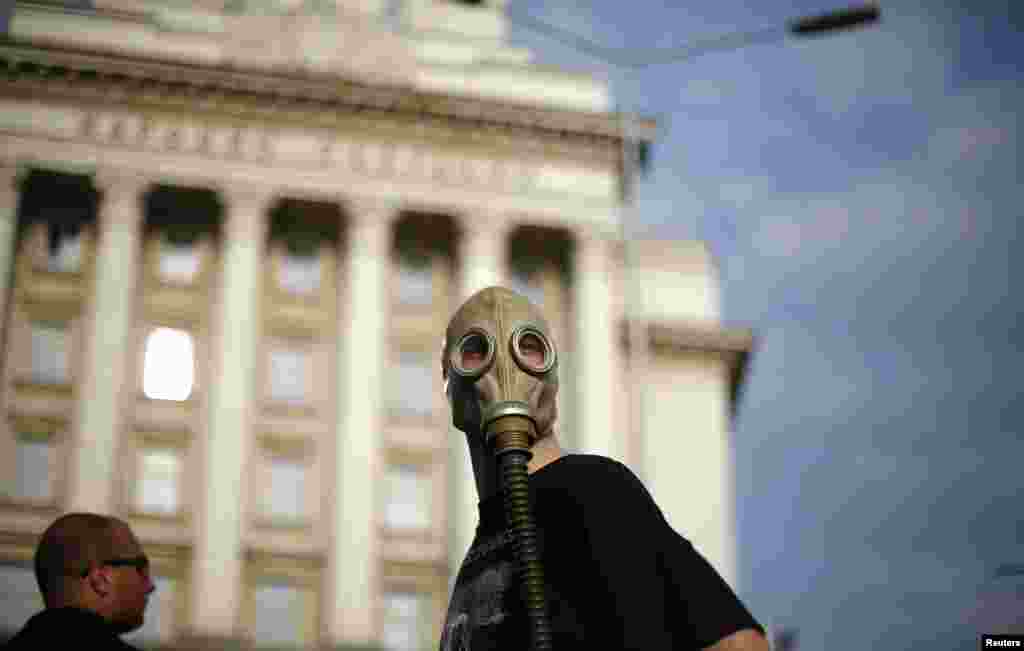 Bugarska - Protesti u Sofiji, 20. juni 2013. Foto: REUTERS / Stoyan Nenov 