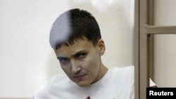 Надія Савченко у російському суді, 9 березня 2016 року