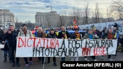 Protestul susținătorilor lui Călin Georgescu de la București, 10 ianuarie 2025