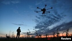 საილუსტრაციო ფოტო. უკრაინული უპილოტო საფრენი აპარატი „ვამპირი"